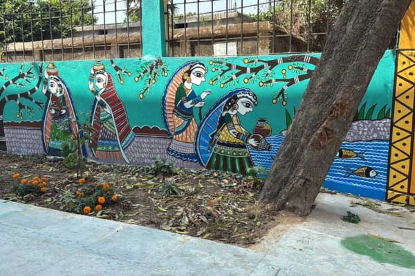 Mukesh Paint Art Jharkhand traditional wall painting