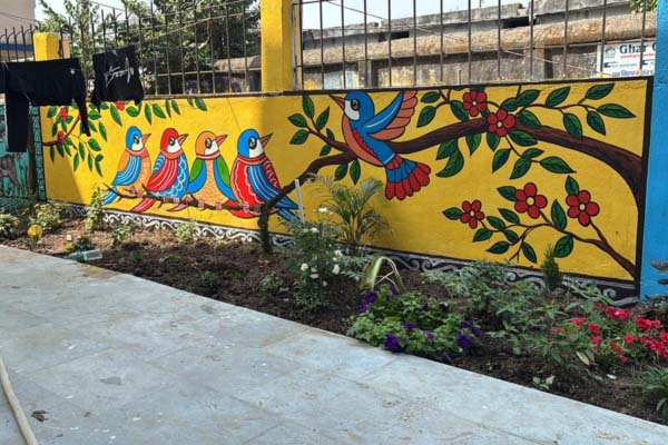 Mukesh Paint Art Jharkhand traditional wall painting