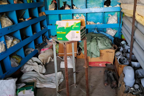 Simran Hardware Warisaliganj plumbing and hardware shop