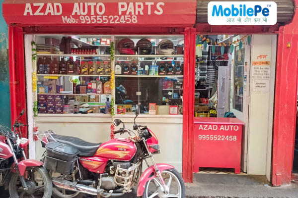 Azad Auto Parts bike spare parts shop Warisaliganj