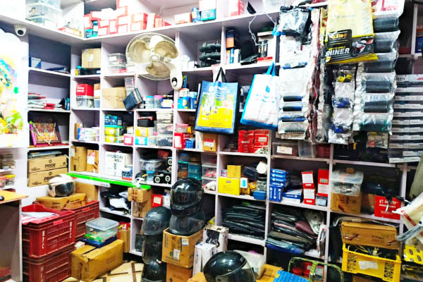Azad Auto Parts bike spare parts shop Warisaliganj