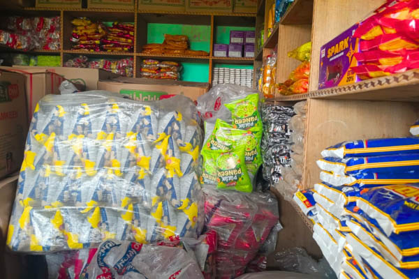 Chandan General Store wholesale snacks shop Warisaliganj
