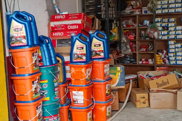 Ganpati Auto Parts motorcycle and tractor spare parts shop Loharpura Nawada