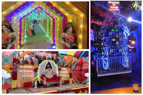 Bhagyashali Sound and Pandal House DJ Tent Wedding Decoration Nawada