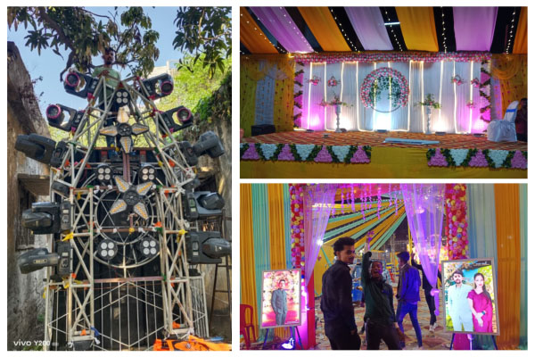 Bhagyashali Sound and Pandal House DJ Tent Wedding Decoration Nawada