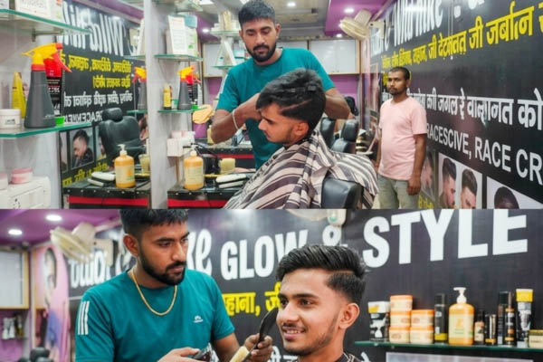 Black White Mens Parlour Hair Salon & Grooming Centre Nawada