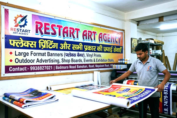 Restart Art Agency Flex Printing and Digital Printing Service Rajgir