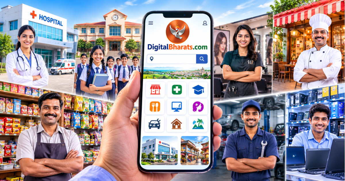 DigitalBharats.com local business and services with MobilePe